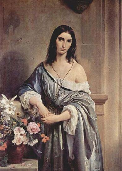 Francesco Hayez Melancholy Thought